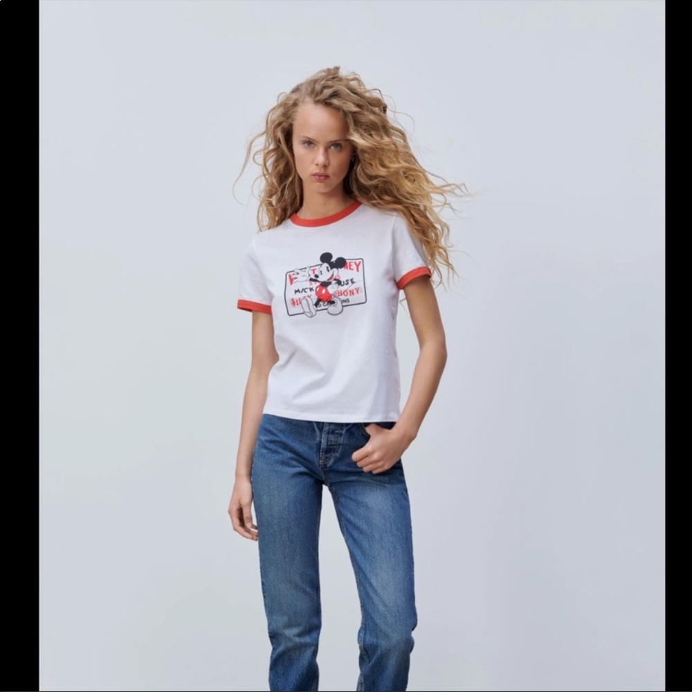 NWT Zara Mickey silly symphony shirt